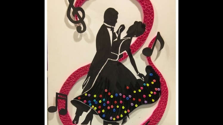 Quilled Dancing Couple Wall Art | Magic Quill