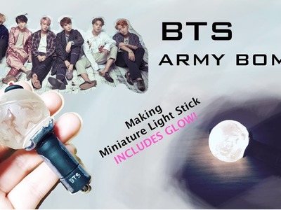 [Resin.Clay] Making Mini BTS Light Stick with ACTUAL LIGHTS?!