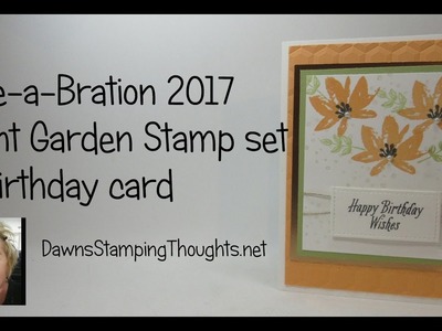 Sale a Bration 2017 Avant Garden stamp set from Stampin'Up!