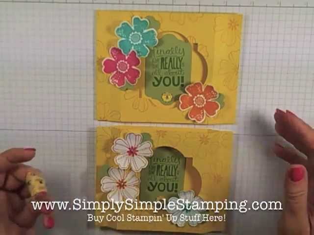 Simply Simple FLASH CARD 2.0 - Flower Shop Shadow Box Card by Connie Stewart