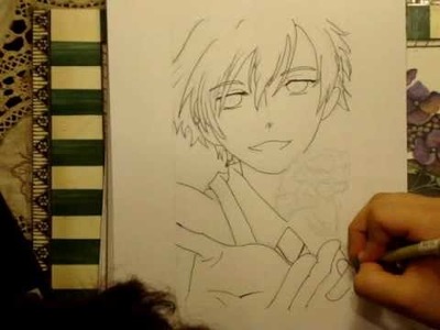 Tamaki Drawing for Contest with Shinitzue