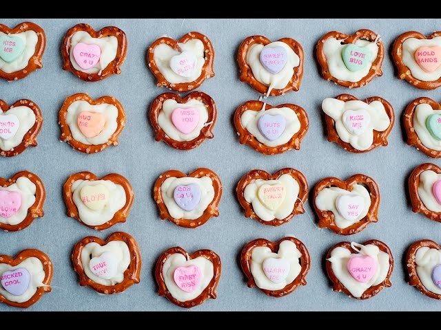 Valentine's Day Pretzel Hearts