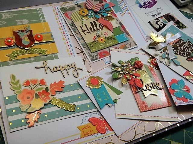 1 kit 10 and more Cards MAKERS MART DECEMBER CARD KIT -PART1 ( FOR BEGINNERS)