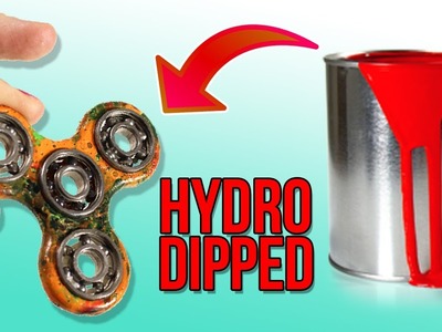 2 easy HYDRO Dipped FIDGET SPINNERS DIY's!! * ¡¡Personaliza tu FIDGET SPINNER!! ✅  Top Tips & Tricks