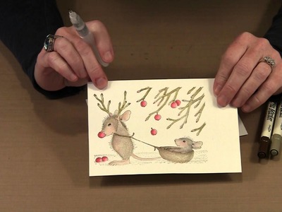 2013 Holiday Cards With House Mouse by Joggles.com