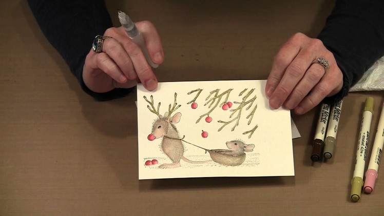 2013 Holiday Cards With House Mouse by Joggles.com