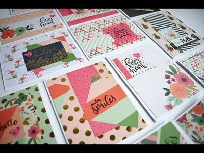25 Cards with 6x6 Pad My Mind's Eye On Trend 2
