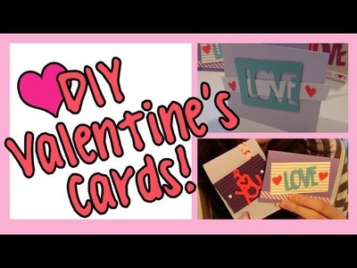 5 Easy DIY Valentine's Cards! (Last Minute Valentine's Gift 2013!)