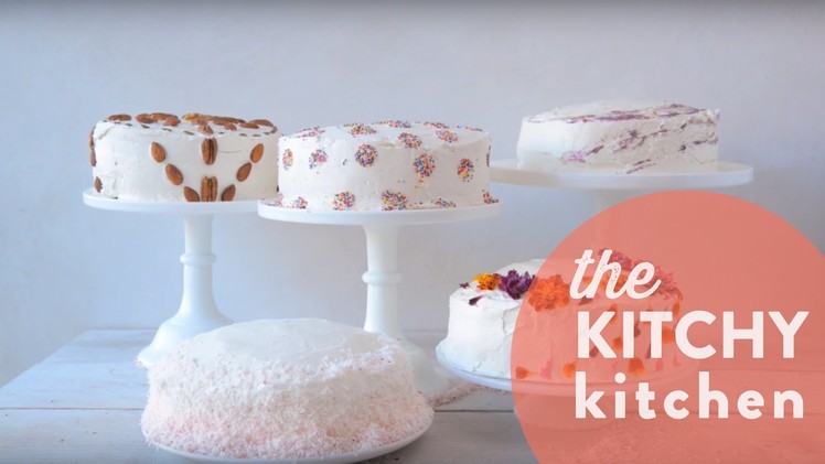 5 Easy No-Skill Cake Decorating Ideas. The Kitchy Kitchen
