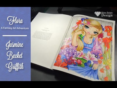 {Adult coloring book} Jasmine Becket-Griffith: A fantasy art adventure, flora