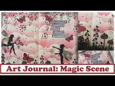 Art Journal: Magic scene
