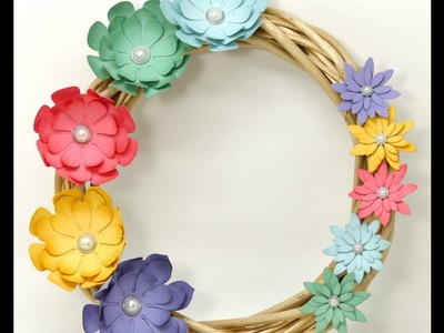 Beautiful Wreath with Stampin' Up! Succulent Framelits