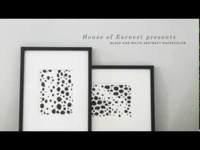 Black and White Abstract Art Tutorial