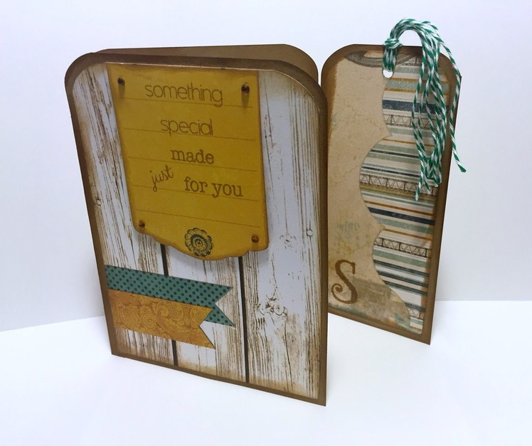Bookmark Card Made With WRMK Flower Punch Board
