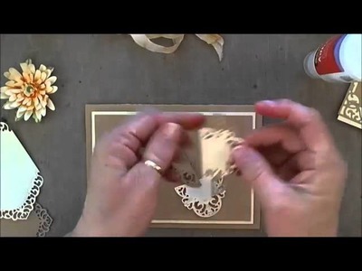 Card Making: Spellbinders Die D-Lites Gerber Daisy Card