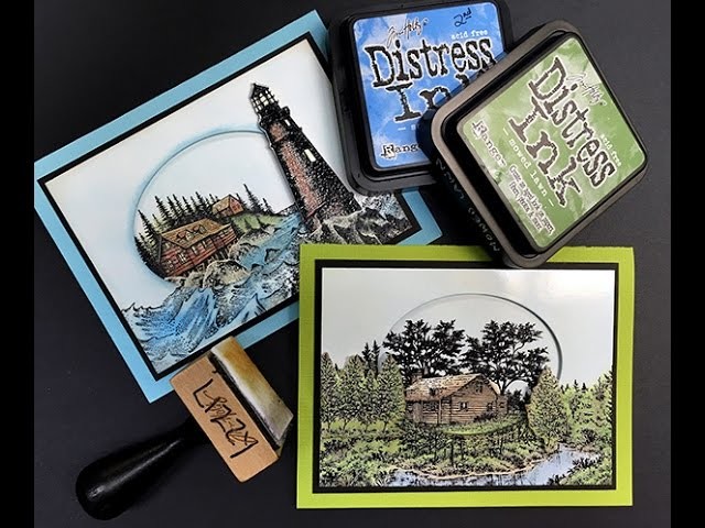 Card Tutorial #12 - Periscope Stampscapes