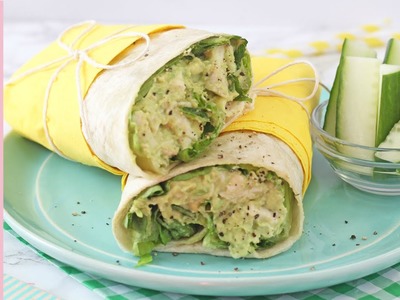 Chicken Avocado Wrap | Healthy Lunch Recipe