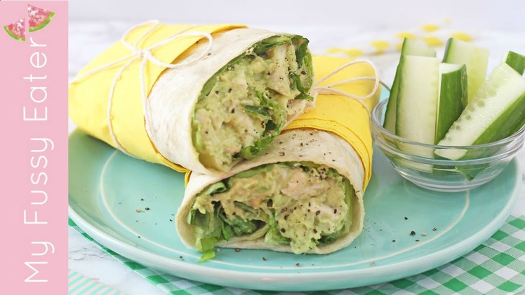 Chicken Avocado Wrap | Healthy Lunch Recipe