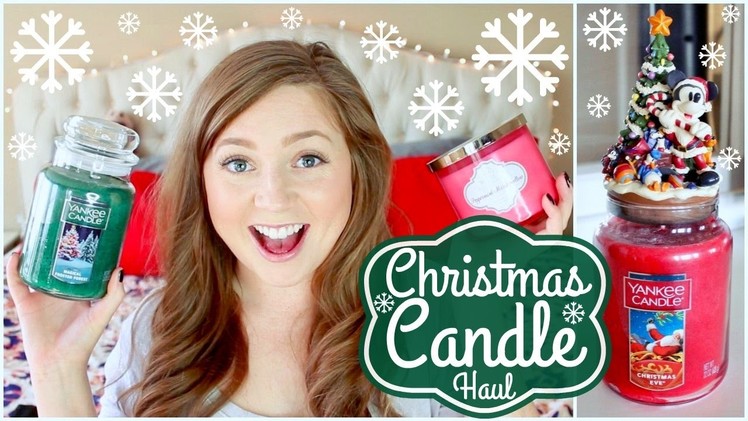 Christmas Candle Haul! ❄HolidAMY Day 2 | 2016❄