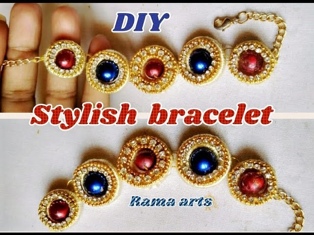 Colorful bracelet - making with silk thread | jewellery tutorials