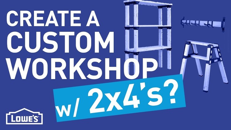 Create a Custom Workshop w. 2x4's | DIY Basics