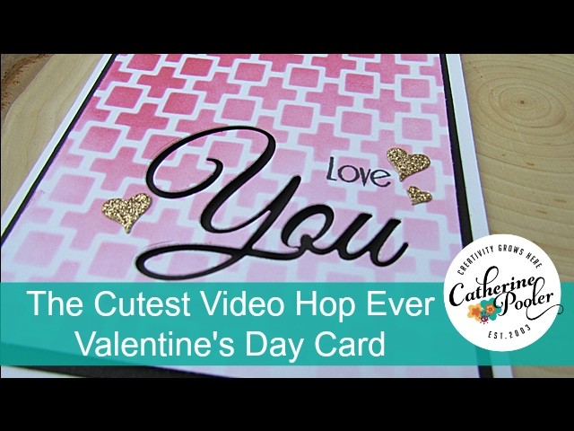 Cutest Blog Hop Ever:  Valentine's Day Card by Eva