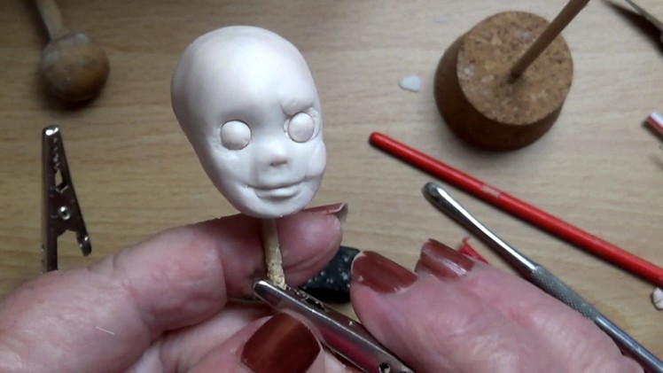 Day 1 blogging  Sculpting my new doll  the head (tips & tricks)