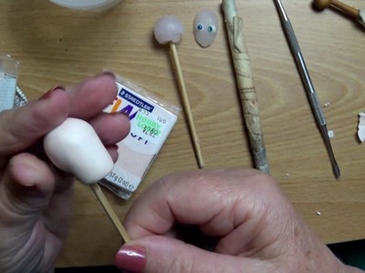 Demonstrating Easy Way To Sculpt the Shape of a Doll head