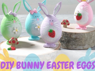 DIY Bunny Easter Eggs Craft for Kids
