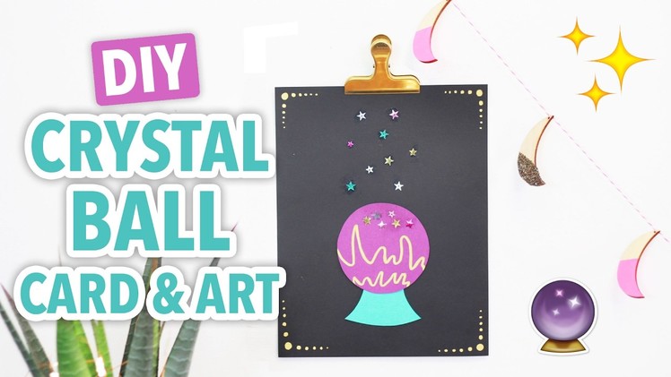 DIY Crystal Ball Card & Art - HGTV Handmade