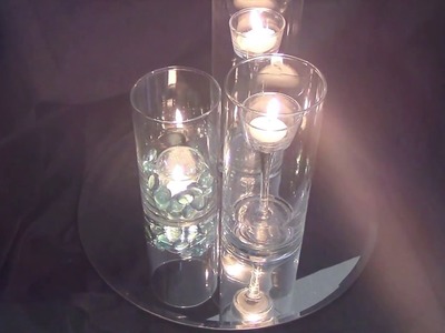 DIY Dollar Tree Double Wall Glass Tea Light Holders