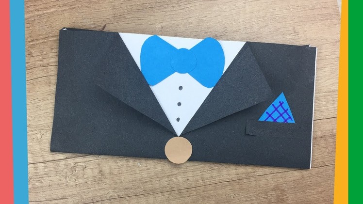 DIY for Father's day - Suite like Envelope for picture or nice gift from your kids