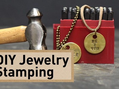 DIY Jewelry Stamping