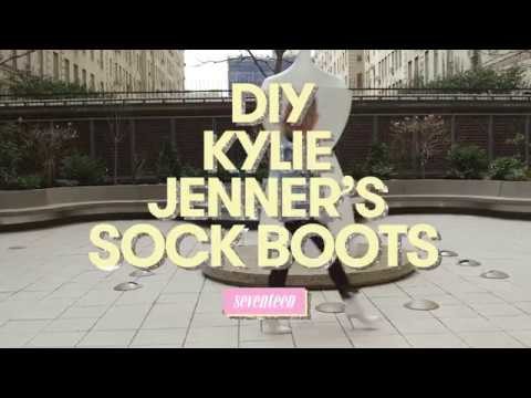 DIY Kylie Jenner's $895 Sock Boots | 17 Style Lab