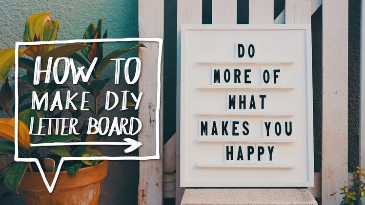 DIY LETTER BOARD | How to Make a DIY Letter + Message Board! ✨Alejandra's Styles