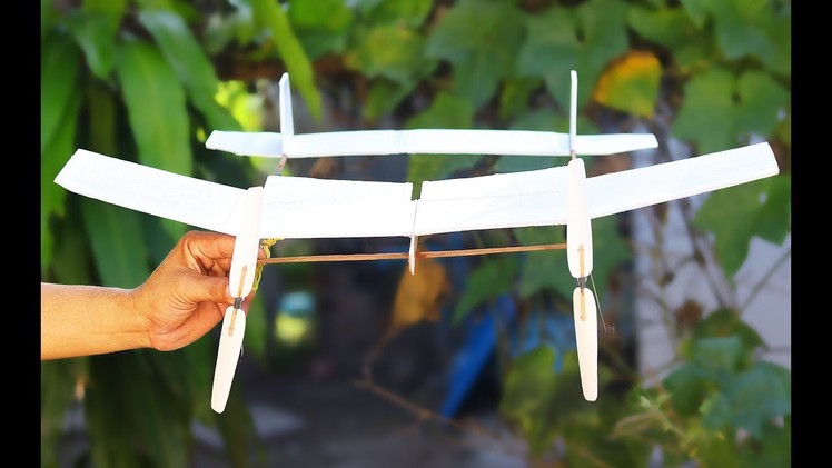 DIY Rubber Band Plane - How to Make a Rubber Band Plane (Easy)