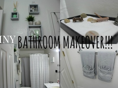 DIY| Small Bathroom Makeover!!!+TOUR|Affordable