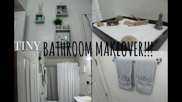 DIY| Small Bathroom Makeover!!!+TOUR|Affordable
