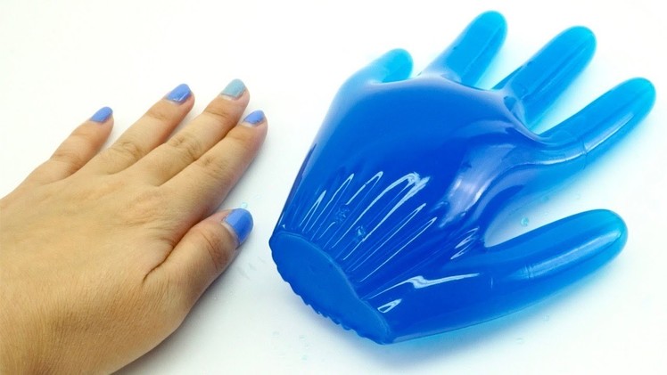 DIY Soft Jelly Gummy Finger Learn Colors Slime