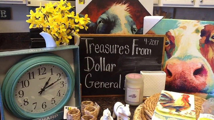 Dollar General Treasures! | Home Decor Haul 4.2017