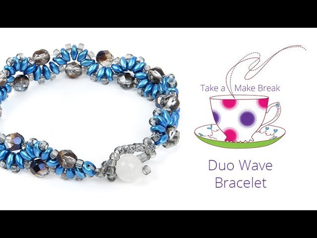Duo Wave Bracelet | Take a Make Break with Beads Direct