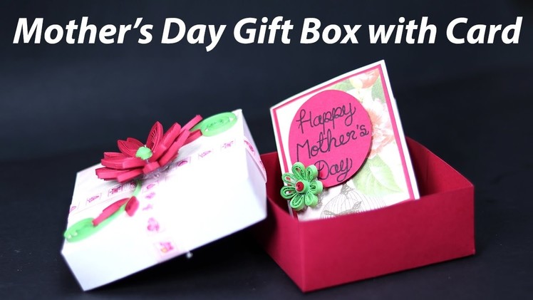 Easy Mother's Day Box Card - Homemade Mother's Day Gift Box with Card