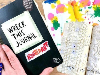 Easy Wreck This Journal with Me - PART 1 - Simple & Easy Inspiration for YOU