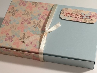 Falling in Love Wrapped Large Gift Box - Video Tutorial with Stampin' Up Products