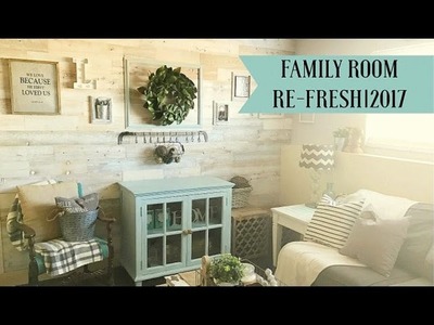 Family Room Decor Refresh| 2017