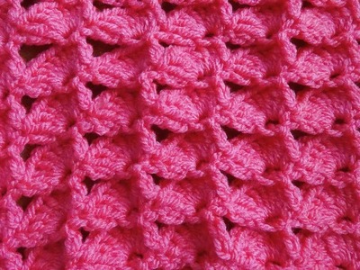 Fan Stitch - Crochet Stitch Tutorial - Right Handed