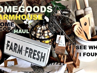 HOMEGOODS-BIG FARMHOUSE HOME DECOR HAUL[SEE WHAT I PICKED UP]