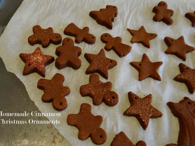 Homemade Cinnamon Christmas Ornaments - A Tutorial