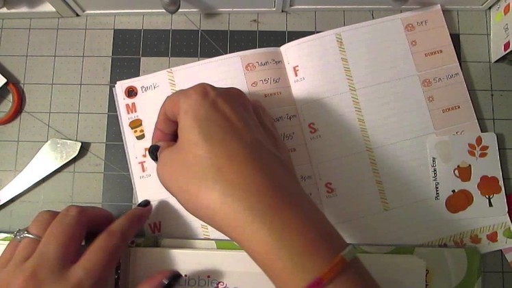 Hot Mess Plan With Me - Inkwell Press Mini Planner October 2015