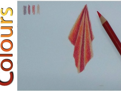 How to draw clothes in colored pencils
